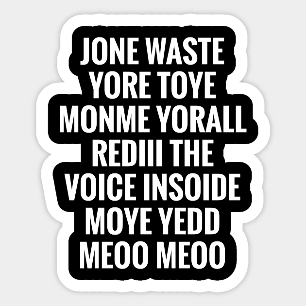 JONE WASTE Sticker by Riel